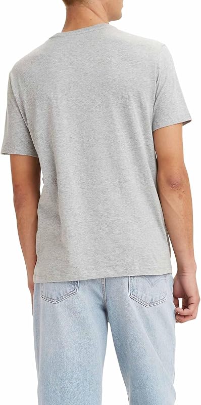 Graphic Set-in Neck, T-Shirt Uomo, Grigio (Midton), M
