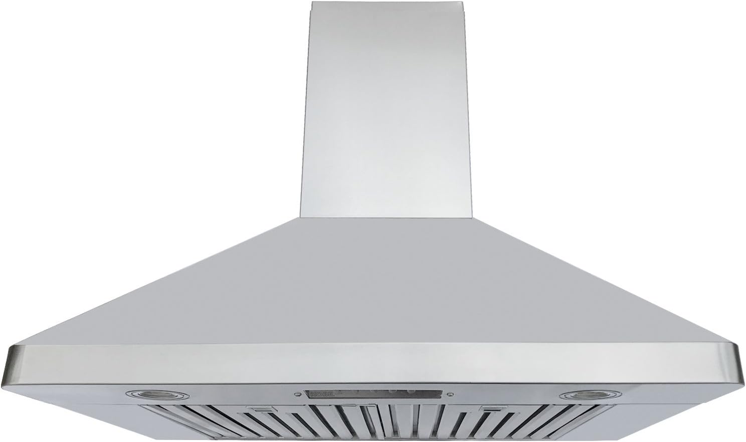 KOBE RAX9436SQB-2 Brillia 36-inch Wall Mount Range Hood, 3-Speed, 680 CFM, Fits Ceiling Height 8'-9'