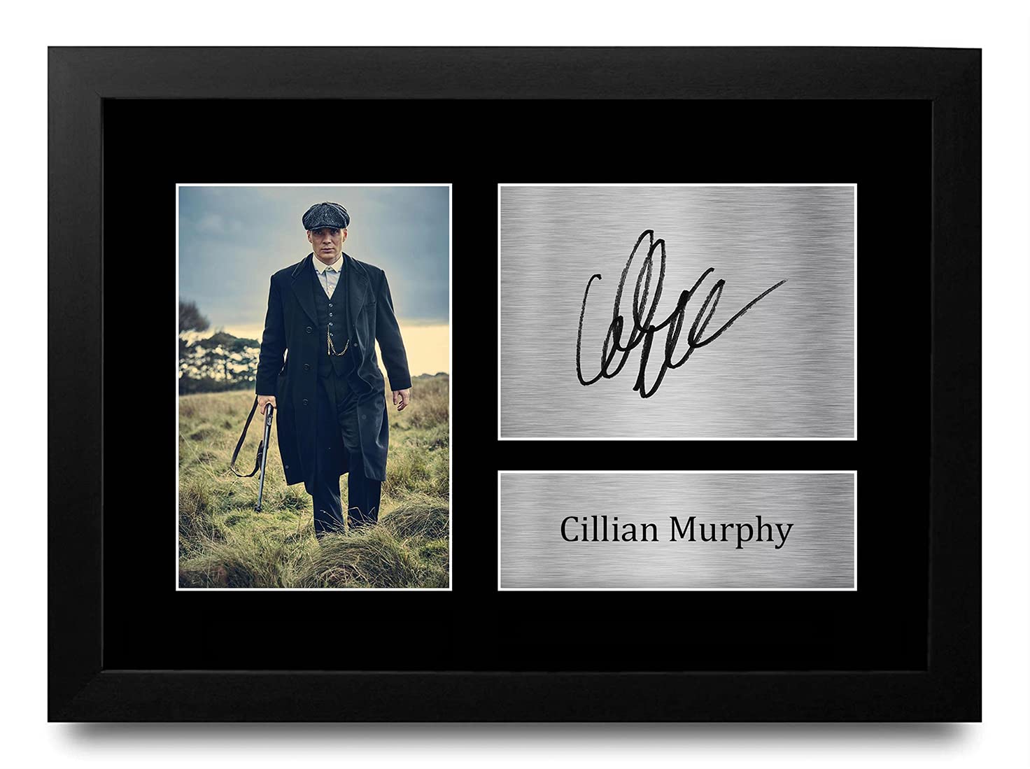 HWC Trading FR Cillian Murphy Gift A4 Printed Autograph FRAMED Peaky Blinders Gifts Print Photo Picture Display โ image 1
