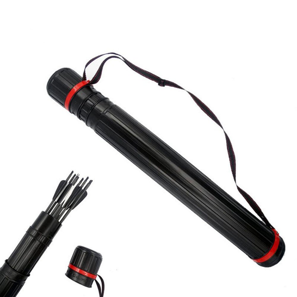 Archery Arrow Quiver Holder Plastic Arrow Tube With 63105cm Length