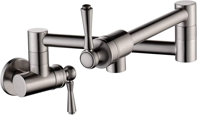 Duranryan Pot Filler Folding Stainless Steel Stretchable Double