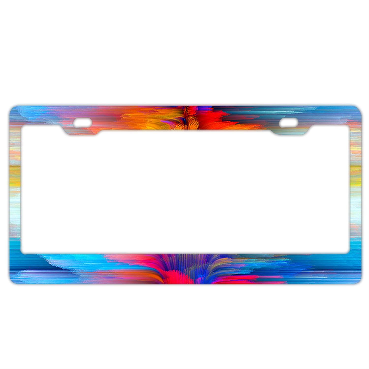 Covers Huizehonghong Decorative Novelty Front License Plate Cover