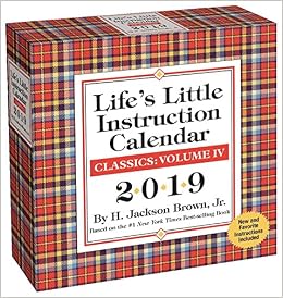 Lifes Little Instruction 2019 Day To Day Calendar Classics - 