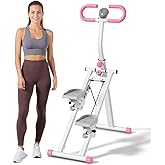 Home Vertical Climber, Full-Body Cardio Machine with Adjustable Handles, Steel Frame & Digital Monitor