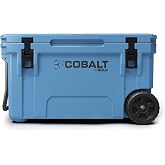 Cobalt 55 Quart Roto Molded Super Ice Cooler | Large Ice Chest - Long Term Ice Retention |