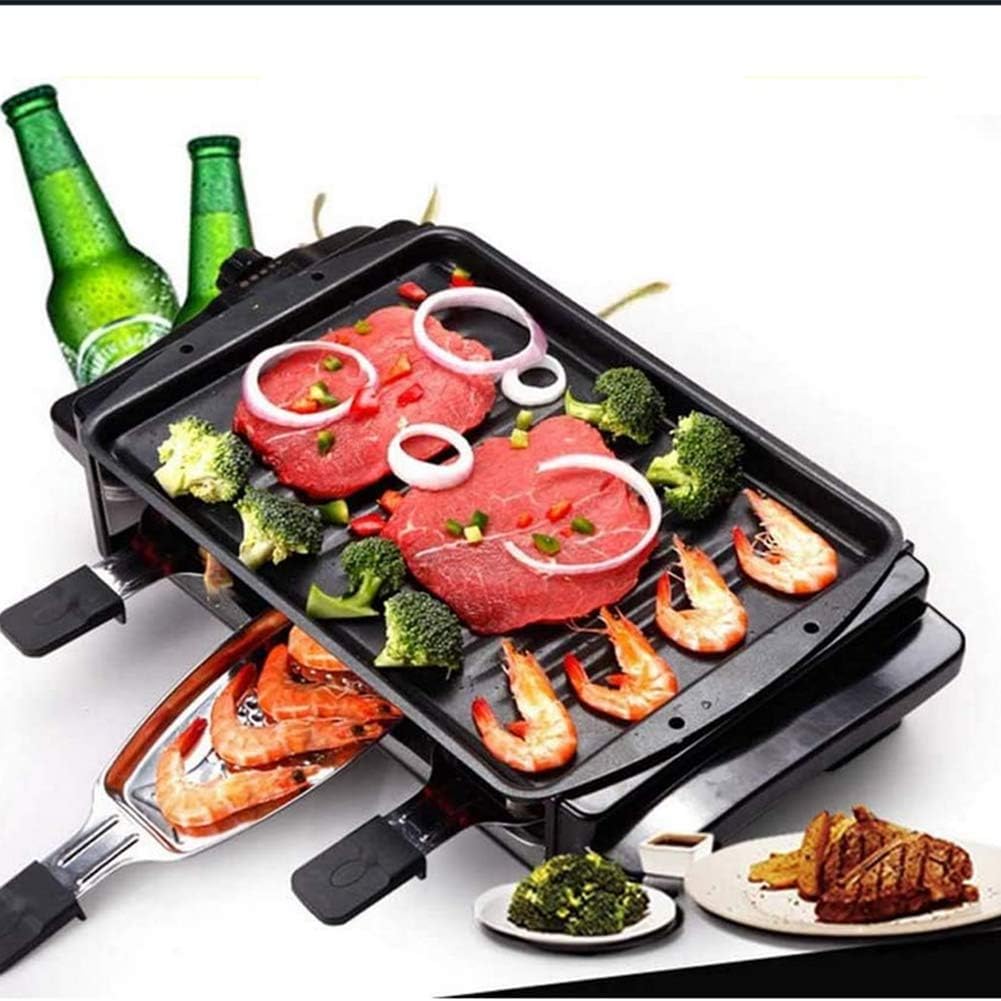 review Electric Grill Portable Electric Grill, Electric Barbecue Grill,Electric Teppanyaki Table Grill, Adjustable Temperature, BBQ Hot Plate Barbecue - for Indoor Outdoor