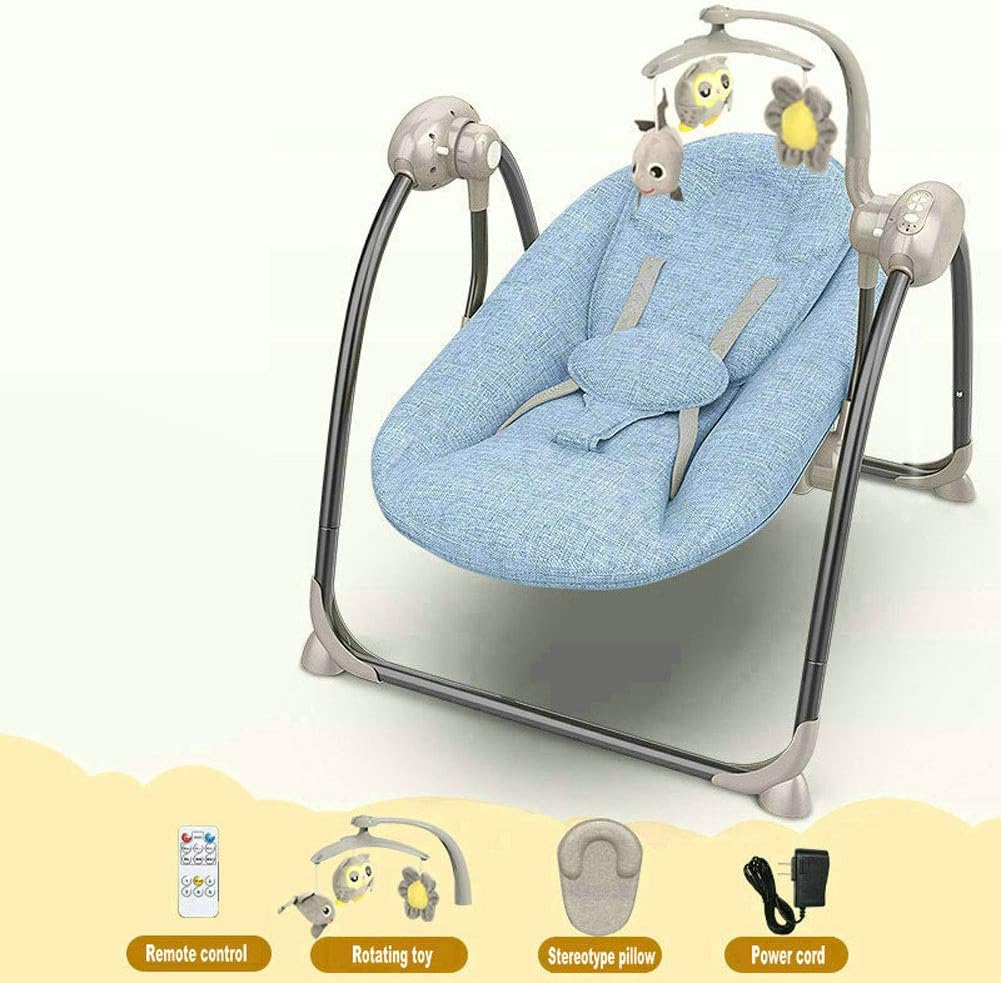 rotating baby swing