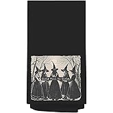 IAFQWDS Dark Academia Witchy Halloween Bathroom Decor Towels, Halloween Girls Night Decorations, Witchy Gifts Dish Tea Towels, Vintage Gothic Spooky Witches Hand Towel for Bathroom Kitchen, 16x24 Inch