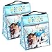 Disney Frozen Lunch Bag Set - Bundle Includes 2 Reusable Lunch Bags (Back to School Supplies, Party Supplies)
