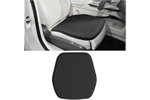 Zpana Gel Car Seat Cushion, Non-Slip & Comfortable Automotive Chair Protector Pad for Driving, Breathable Vehicle Interior Mat Cover Accessories, Universal for SUV Sedan Truck (Black)