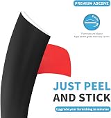 Art3d Self Adhesive Vinyl Floor Transition Strip 4 ft Black 1.57in view 5