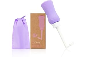 PurComfy Upside Down Peri Bottle for Postpartum Care Essentials, Portable Bidet Travel for Postpartum Perineal Cleansing and Recovery, Peri Bottle for Women, Men, and New Moms, 11 oz
