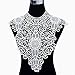Smiry 1Pc Off-White Fabric Flower Venise Lace Trim Collar Lace Applique Patches Neckline Sewing DIY