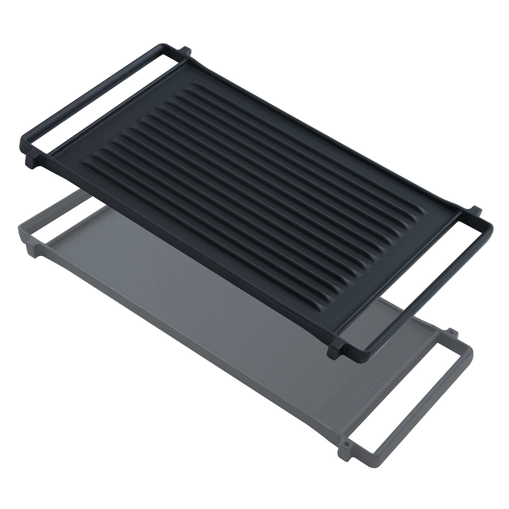 Photo 1 of Allstare WB31X24998 WB31X24738 Griddle Replacement Parts for GE Stove Top Parts JXGRILL1 General Electric Gas Range Reversible Cast Iron Center Griddle Plate Flat Top Pan 1 Pack