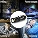 MIKAFEN 5Pack Flashlights Mini Led Flashlight 300lm 3 Modes (Light - Low Light - Strobe) Adjustable Focus Zoomable Flashlight
