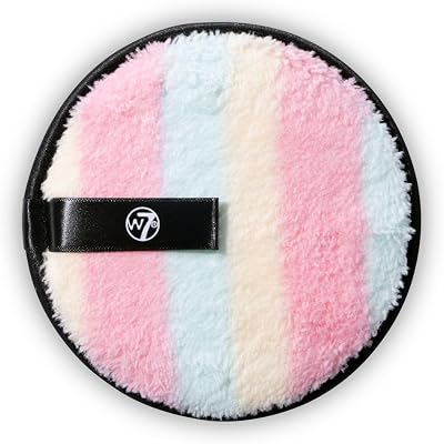 W7 Makeup Remover Cookie Reusable Cleansing Pad Eco-Friendly Soap Free Skin