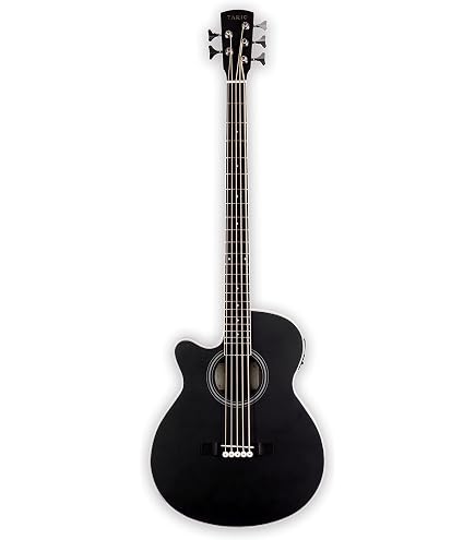 Amazon.com: Left-handed 4 String Electric Acoustic Bass spruce top