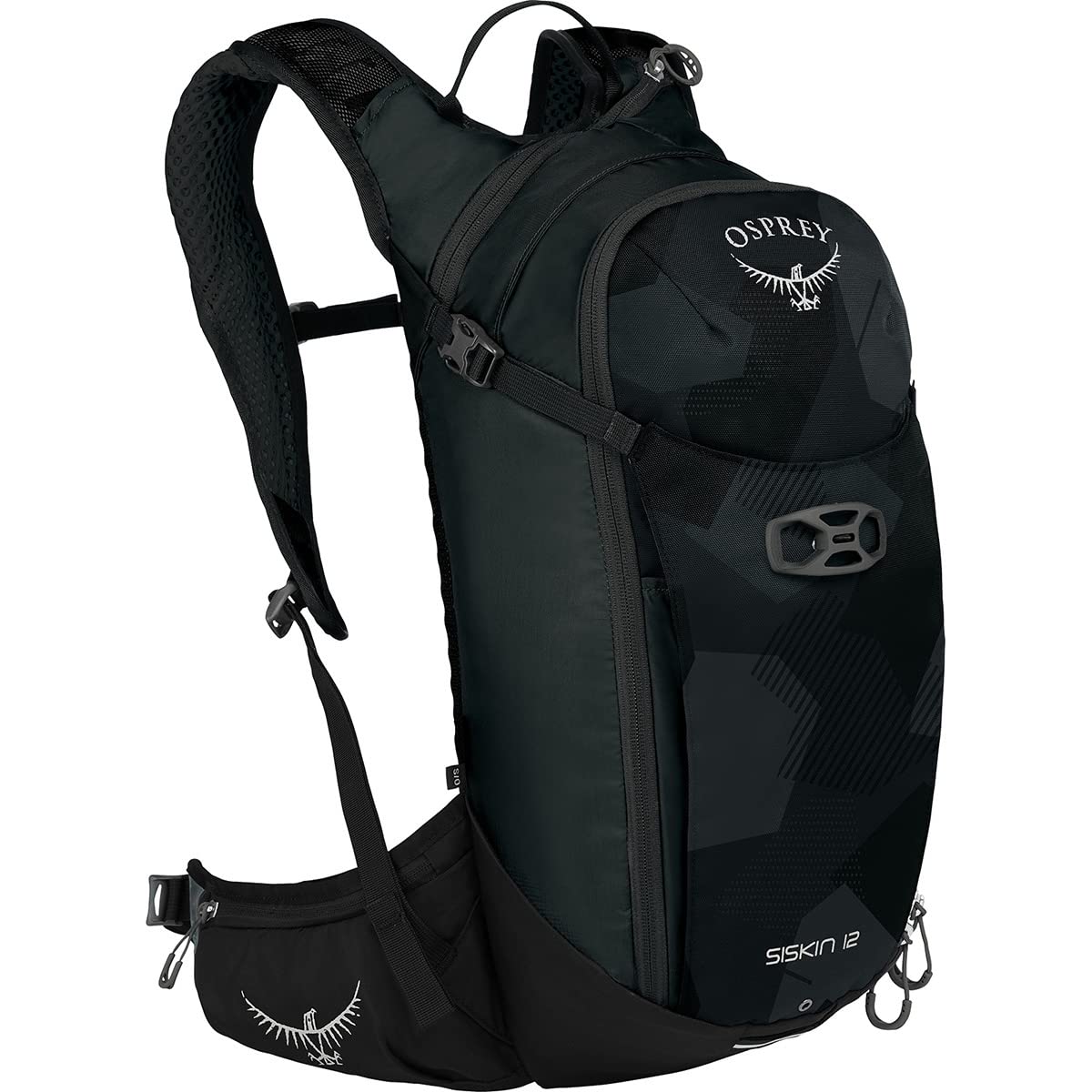 Osprey Europe Siskin 12 Men's Biking Pack Obsidian Black - O/S