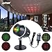 ANTSIR Christmas Decoration Red & Green Star Show Dynamic Lighting Projector Light,Waterproof Star Projector Show for Home,Garden,Party and Landscape