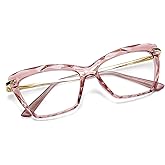 FEISEDY Cat Eye Glasses Frame Clear Lenses Lightweight Eyewear for Women B2440