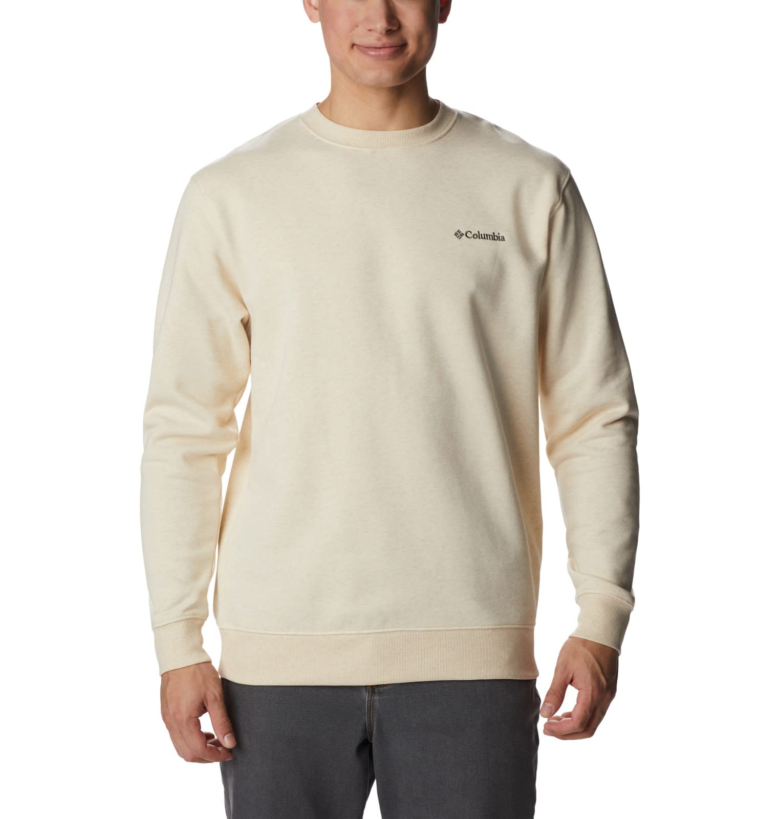 Photo 1 of Columbia Mens Hart Mountain II Crew Sweatshirt, Oatmeal Heather, XX-Large