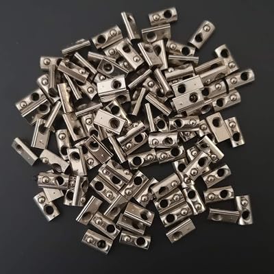 POLISI3D 100-Pack M5 Roll in Spring Loaded T Nut for 20x20 Aluminum Extrusions