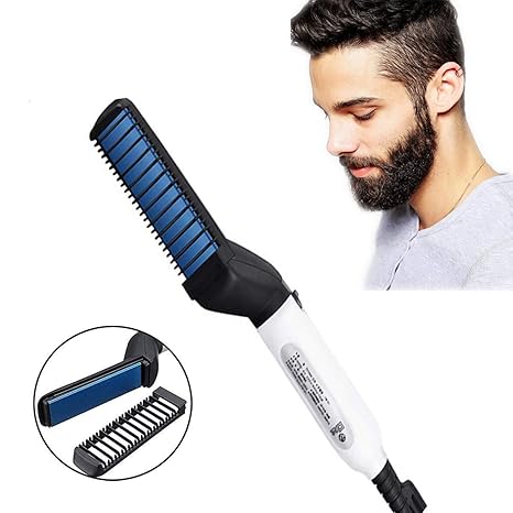 Buy Jav Hair Styler For Men Electric Beard Straightener Massage