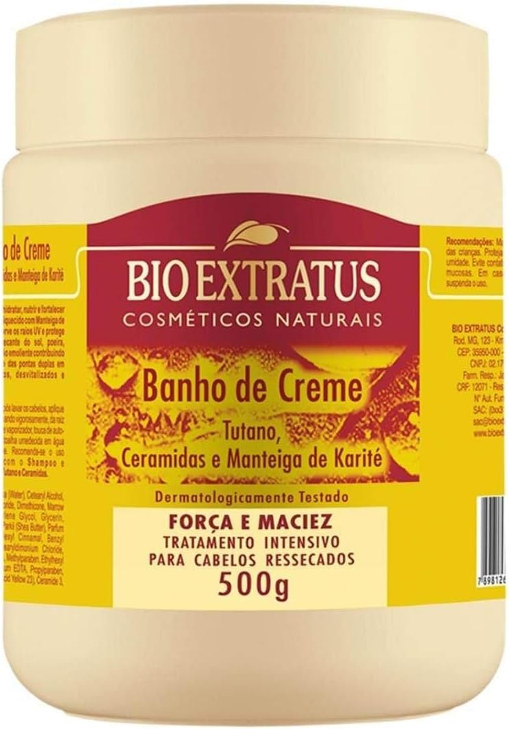 Bio ExtratusLinha Tutano (Forca e Maciez) Banho de Creme 500 Gr Marrow (Strength and Softness) Collection - Moisturizing Cream Net 17.64 Oz