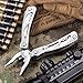 Multitool Locking Pliers with Knife and Screwdrivers - Small EDC and Survival Pocket Folding Spring Loaded Mini Tool - Portable Tactical Army Utility Multi Function Tool - Grand Way 2230