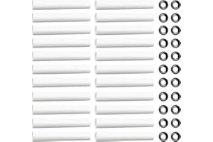 Onseeda 80mm Garage Door Hinge Quiet Roller Sleeves Hardware Tools Roller and Shaft Gaskets for Quiet Garage Door Rollers Bearing (22Pcs)