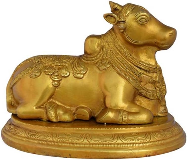 Amazon Com Indian Handicrafts Export Aakrati Nandi Sitting Lord