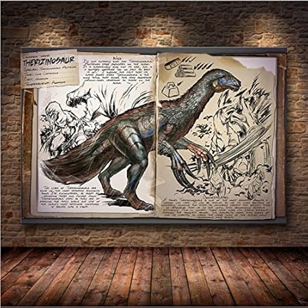 Fymmä¸¶shop Ark Survival Evolved Poster Hit The New Game Toile Affiche Peinture Decorative Papier Peint Mural Salon Decor 50x70cm P 0746 Amazon Fr Cuisine Maison