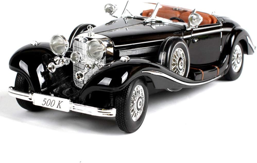 Lmei Cars Mercedes Benz 500k Retro Oldtimer Modell 1 18 Statische Simulation Alu Druckguss Automodell Tur Und Motorhaube Konnen Geoffnet Werden Die Beste Wahl Fur Sammlungen Und Geschenke Amazon De Garten