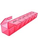 Sukuos Extra Large Pill Organizer, Weekly Pill