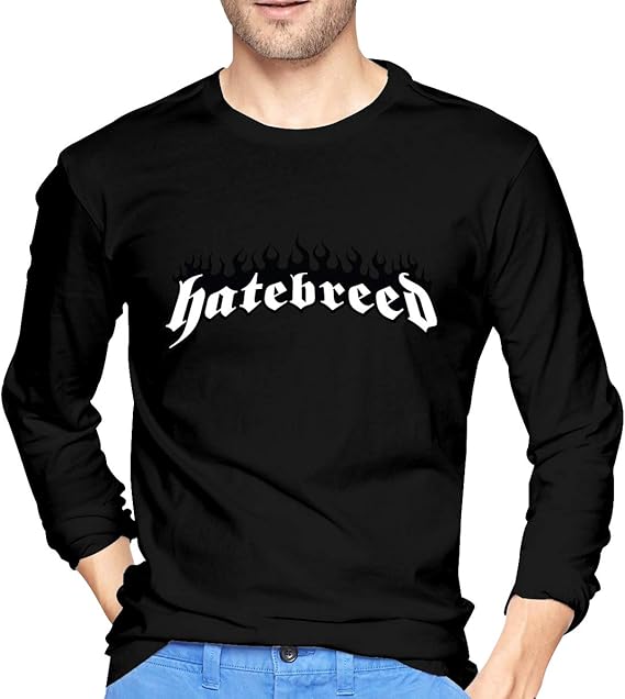Amazon Co Jp Tシャツ 長袖 Hatebreed ヘイトブリード メンズ インナーシャツ 男の子 ファッション 丸襟 トップス 服 ファッション小物