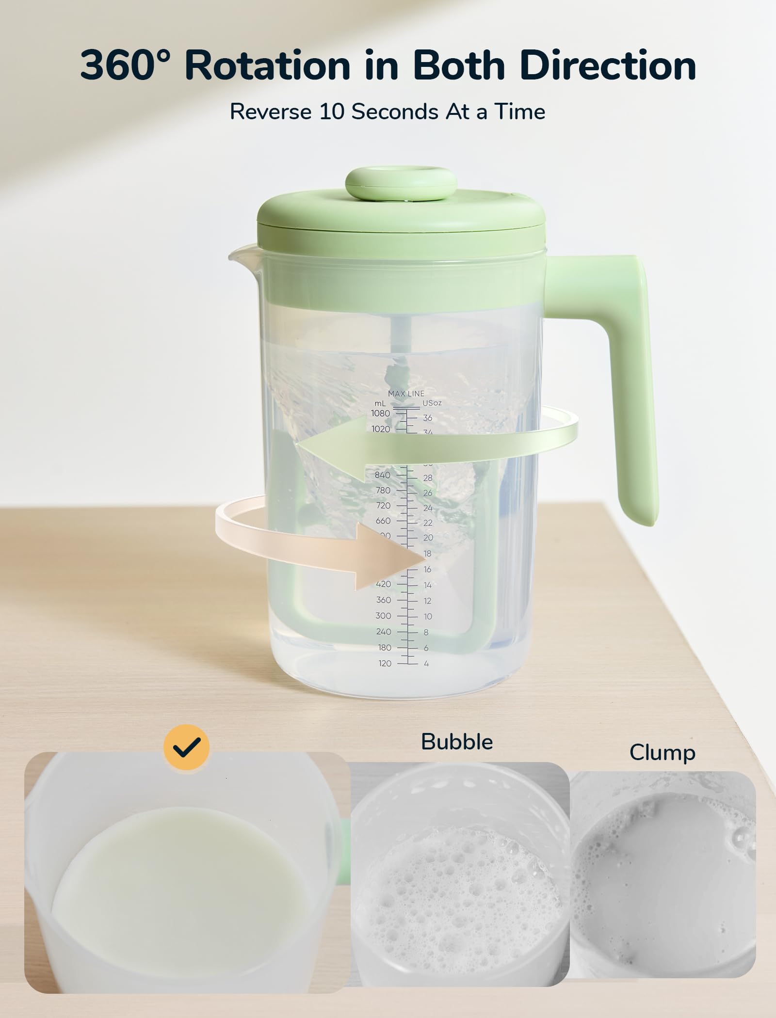 Formula Pitcher Mua Electric Formula Pitcher, 36 oz Baby Formula Mixing Pitcher ...