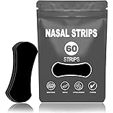 Nasal Strips for Snoring (60 Count),Nasal Strips for Breathing,Stop Snoring,Oil & Sweat Proof High-Adhesive Patch,Better Sleep & Anti Snore,Gentle On Skin,Clear Airways