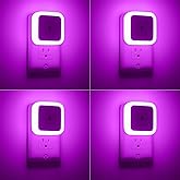Sujeet Night Light, Night Lights Plug into Wall 4-Pack, Pink Plug in Night Light, Dusk to Dawn Night Lamp Led Night Lights fo