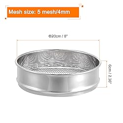 PATIKIL 5 Mesh Lab Sieve, 8" Diameter Test Sieve