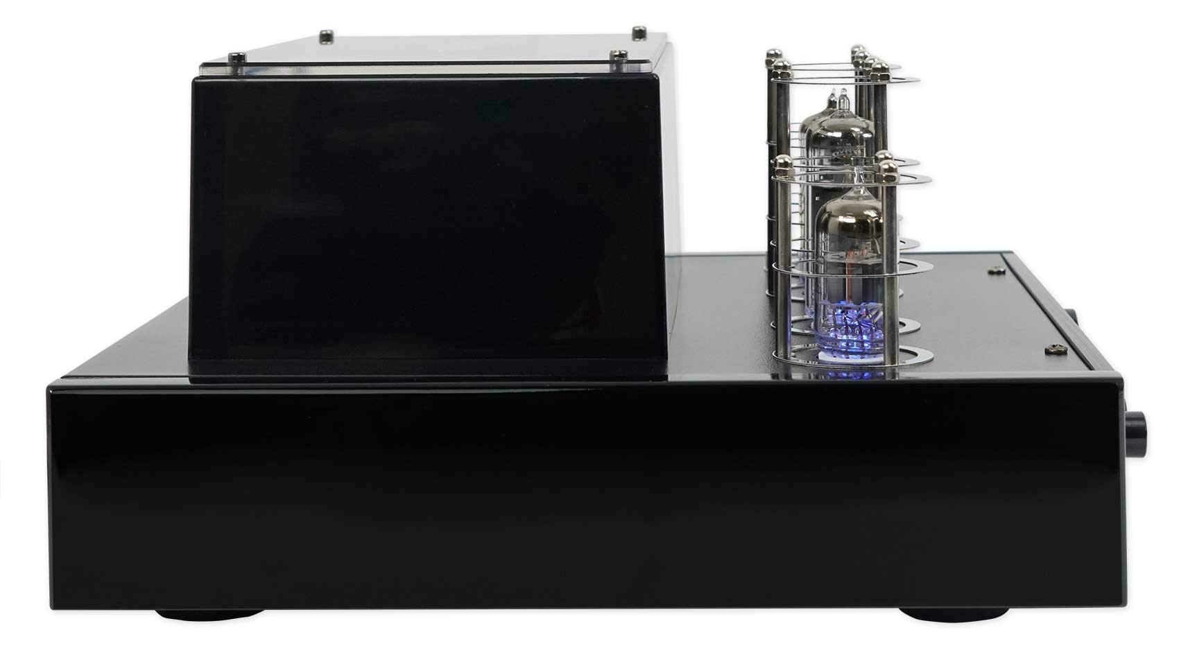 Rockville Bundle: (1) BluTube LED 70w Bluetooth Tube Amplifier/Home Stereo Receiver in Black Bundle with (4) HC655-16 6.5