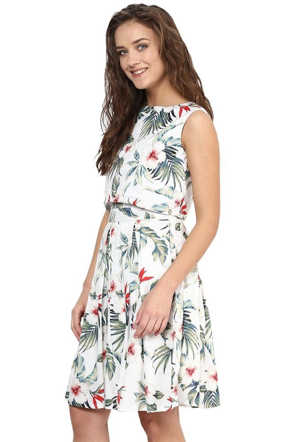 miss chase women's cotton skater playsuit