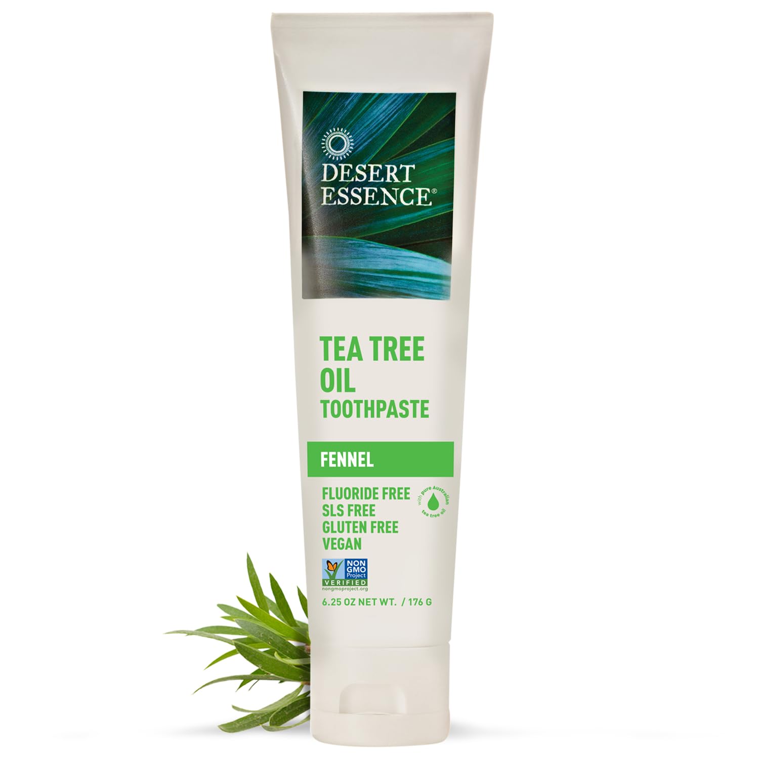 Natural Tea Tree Oil Toothpaste, Fennel, 7 oz (130 ml)