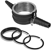 5.4" Bore Piston Ring Compressor Tool PT-7040 &amp; Adapter and Anti-Polishing Ring For Cummins ISX Caterpillar 3400 CAT C15 - Alternative to 5299448 5299447 5299339 5394454