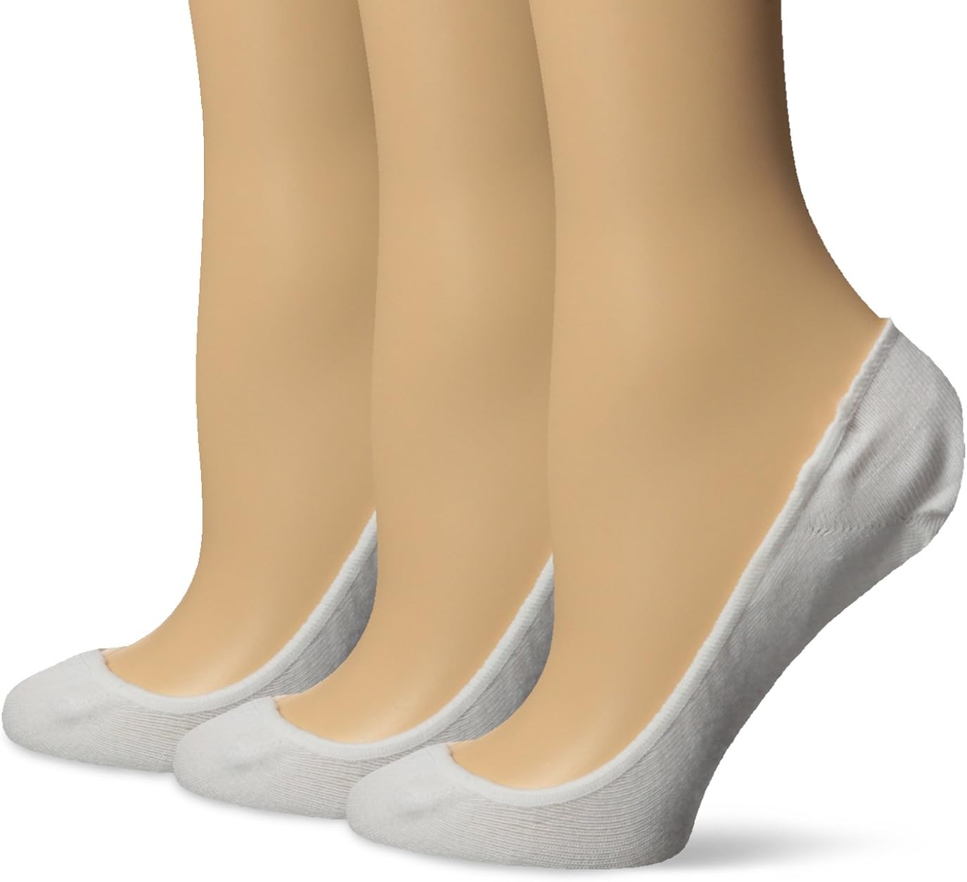 Columbia Women's Ultra Low Basic Liner Sock 3 Pack, White, 911 at