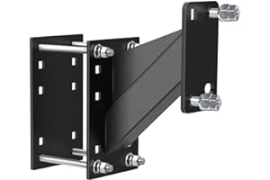 JEACENT Trailer Spare Tire Mount for Utility,Spare Tire Carrier,Heavy Duty Holds up to 160 Lbs, Fits 4 & 5 & 6 Lugs Wheels on 4", 4.25",4.5'', 4.75'', 5'' and 5.5'' Bolt Patterns