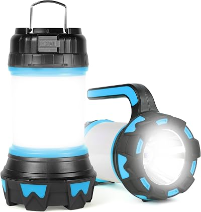 Flintronic Rechargeable Camping Lantern 1000 Lumen 6 Mode USB Power Bank