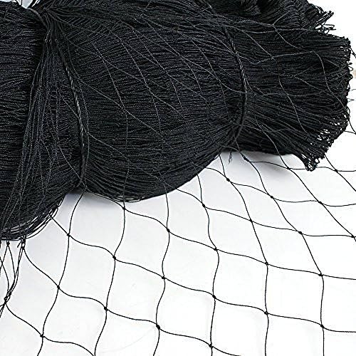 25' X 50' or 50' X 50' Net Netting for Bird Poultry Aviary Game Pens New 2.4" Square Mesh Size, Garden Netting Protects Fruit Trees & Vegetables from Hungry Birds & Chickens (50'50' with 2.4" mesh)