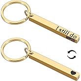 KINMES Bronze 8th Anniversary Keychain Gifts for Women Men, Husband Wife, Lovers, Couple, Boyfriend Girlfriend, Unisex