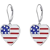 Valentines Day Gifts S925 Sterling Silver Heart Dangle Drop Stud Earrings for Women Mom Sister Friend Jewelry