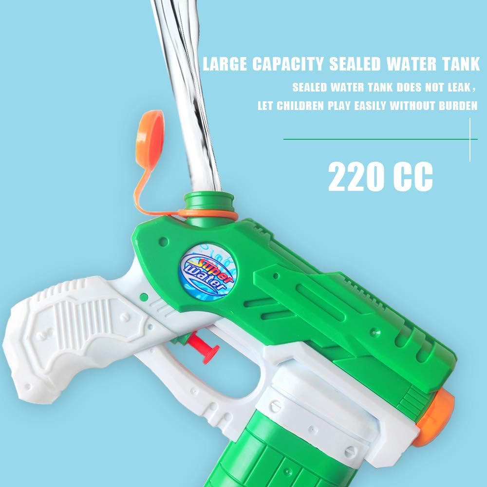 Seanrui Water Guns for Kids,8 Pack Super Squirt Guns 220CC Capacity 15-20 Feet Shooting Range, Toys Gifts for Boys Girls Children Summer Swimming Pool Beach Water Fighting Play Toys: Toys & Games